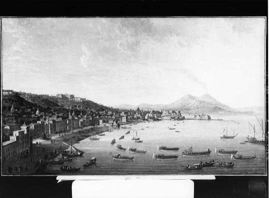 Veduta del golfo di Napoli da Occidente (dipinto) di Joli Antonio (e aiuti) (seconda metà sec. XVIII)