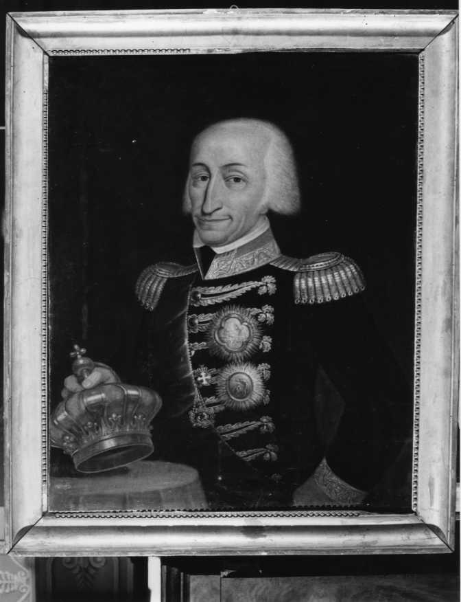 Ritratto di Vittorio Emanuele I (dipinto) - ambito piemontese (metà/ inizio secc. XVIII/ XIX)