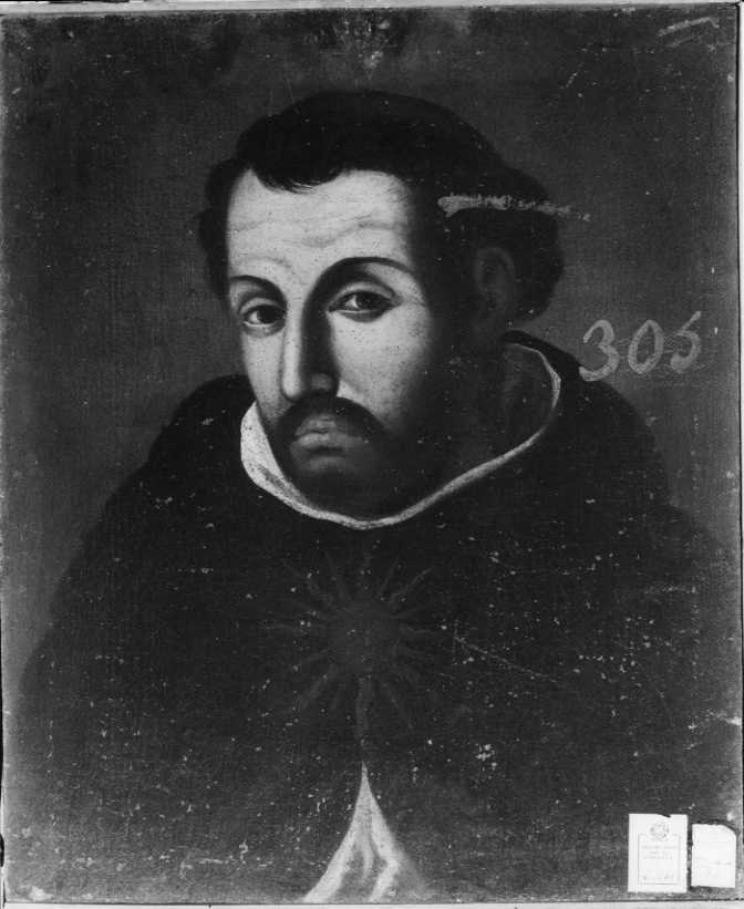 Ritratto di ecclesiastico (dipinto) - ambito campano (sec. XVIII)