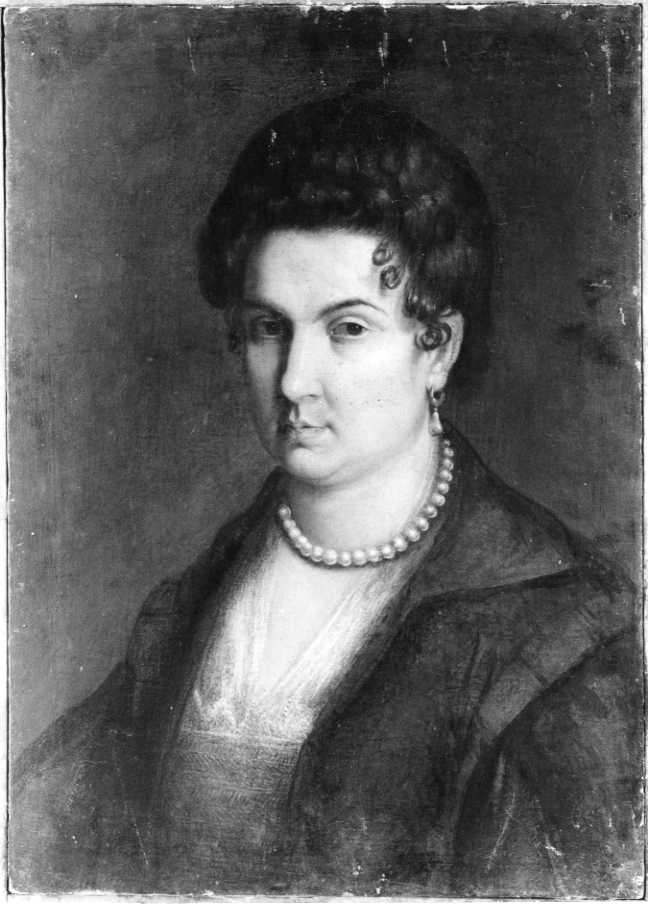 Ritratto di donna (dipinto) - ambito campano (prima metà sec. XIX)