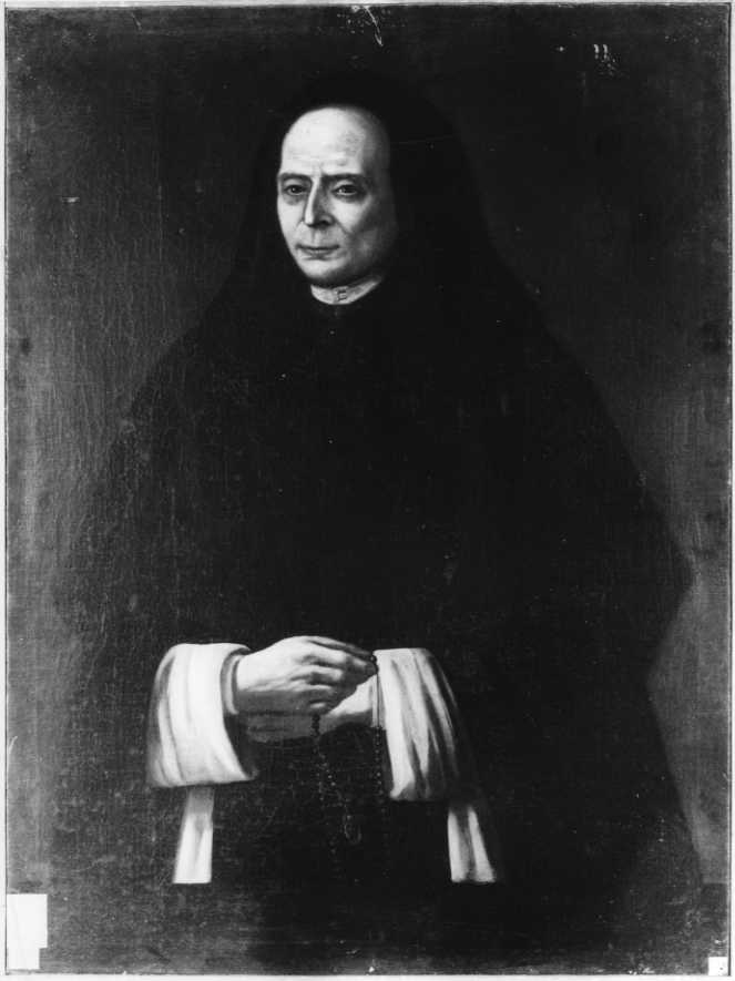 Ritratto di ecclesiastico (dipinto) - ambito campano (seconda metà sec. XVIII)