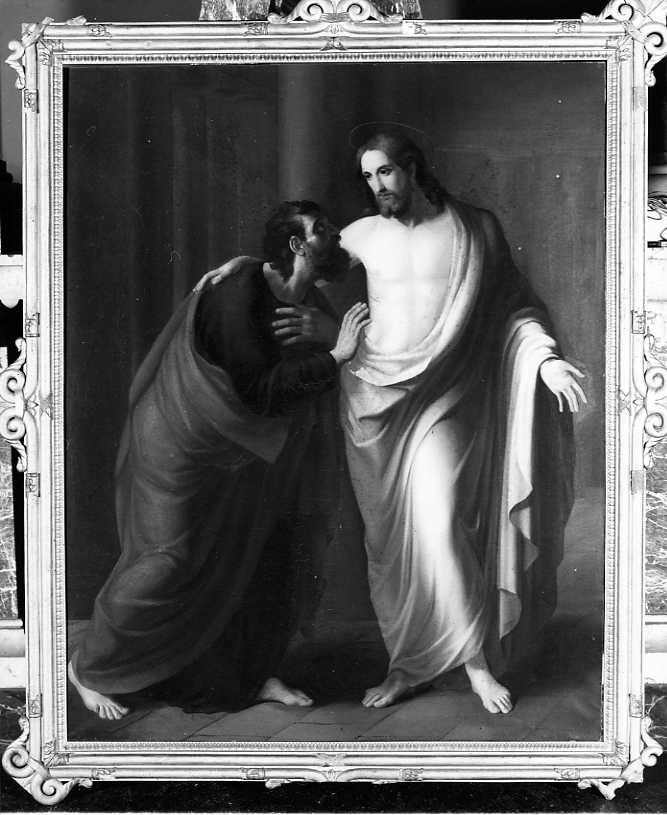 Incredulità di San Tommaso (dipinto) di Nicoli Luigi (sec. XIX)