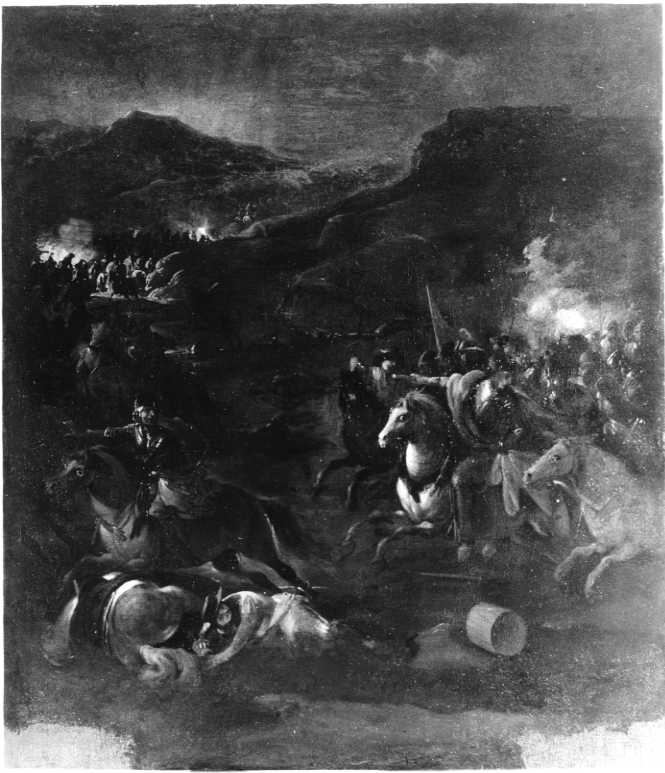 Battaglia (dipinto) di Spolverini Ilario (prima metà sec. XVIII)