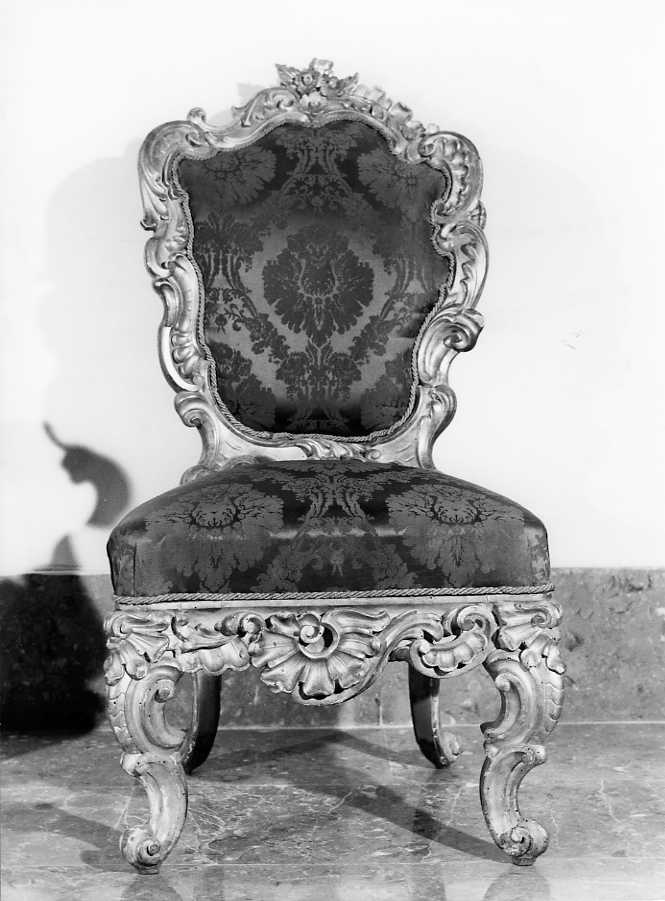 poltrona, serie - bottega campana (seconda metà sec. XVIII)