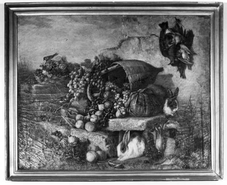 Natura morta con cacciagione (dipinto) di Remolino Luigi (sec. XIX)