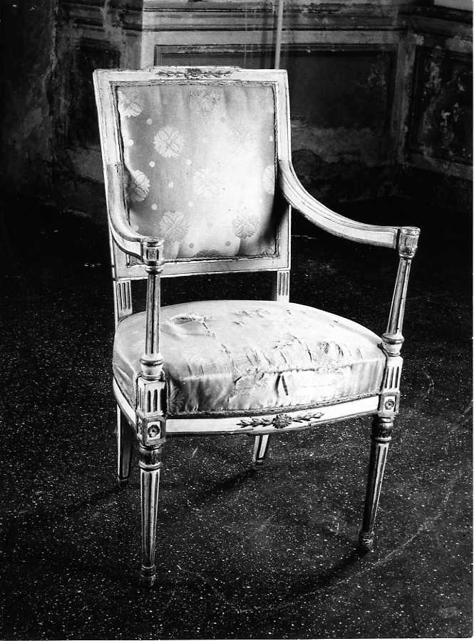 poltrona, serie - bottega campana (seconda metà sec. XVIII)