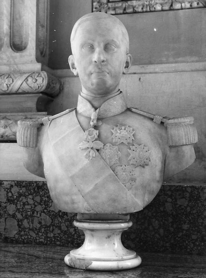 Busto di Francesco II di Borbone, Francesco II di Borbone (busto, opera isolata) di La Barbera Costantino (terzo quarto sec. XIX)