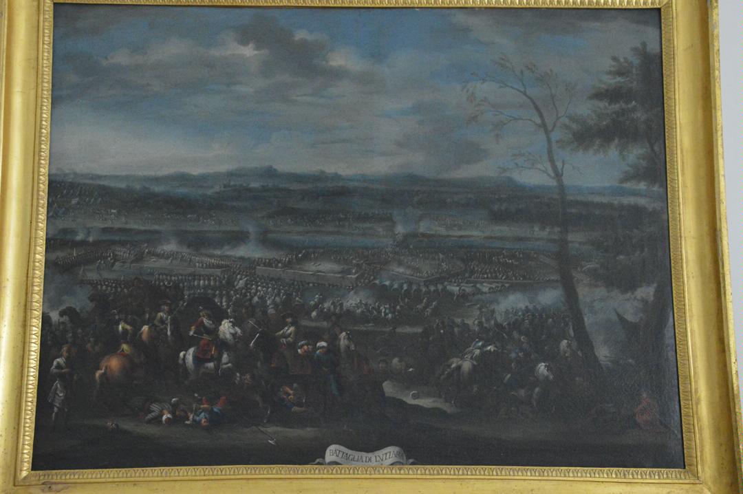 Battaglia di Zenta, Battaglia di Luzzara (titolo precedente), battaglia (dipinto, ciclo) - ambito parmense (terzo quarto sec. XVIII)