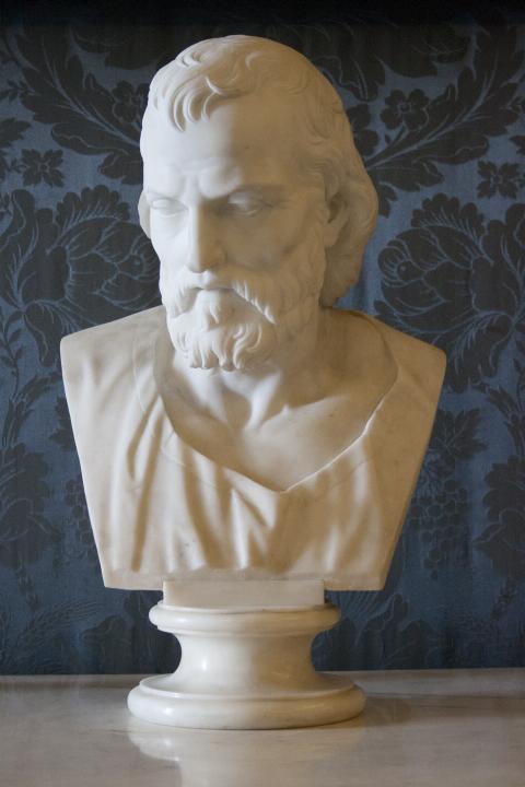 Busto di San Giuseppe, San Giuseppe (busto, pendant) di Sorbilli Giuseppe Antonio (sec. XIX)