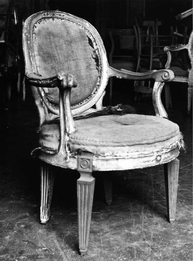 poltroncina - bottega campana (seconda metà sec. XIX)