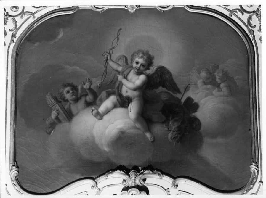 trionfo di Apollo (dipinto, elemento d'insieme) di Starace Franchis Gerolamo (sec. XVIII)