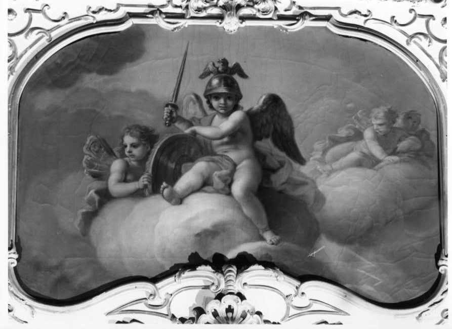 Marte, trionfo di Marte (dipinto, elemento d'insieme) di Starace Franchis Gerolamo (sec. XVIII)