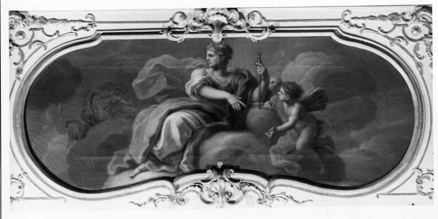 Giunone (dipinto, elemento d'insieme) di Starace Franchis Gerolamo (sec. XVIII)