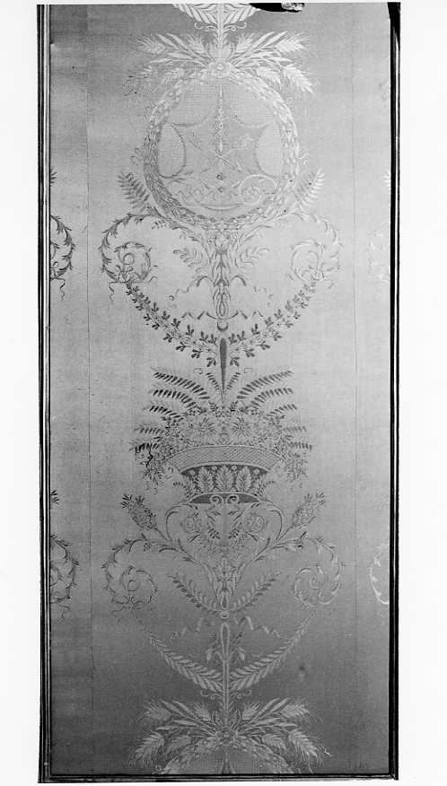 motivi fitomorfi (parato, elemento d'insieme) - manifattura di San Leucio (sec. XIX)