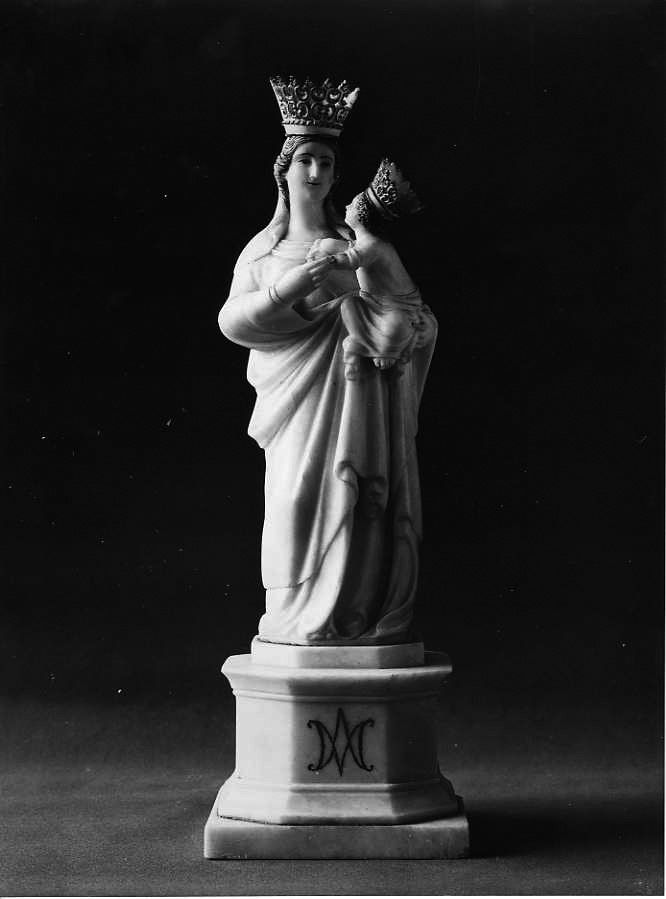 Madonna con Bambino (statuetta) - bottega campana (sec. XIX)