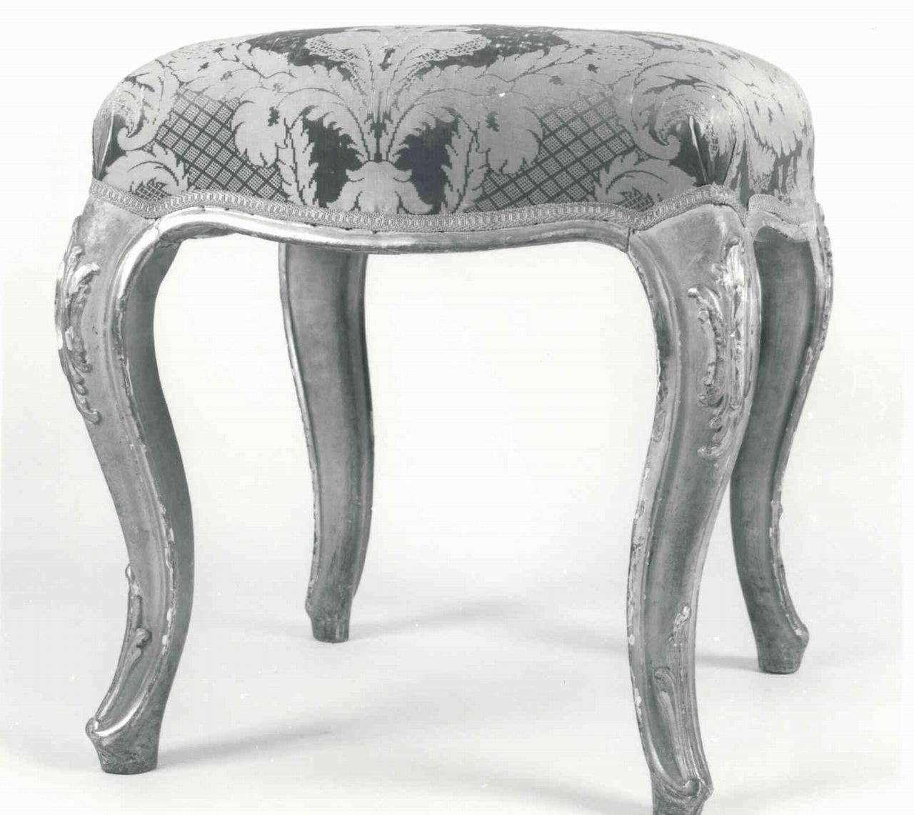 SGABELLO, serie - ambito piemontese (terzo quarto sec. XVIII)