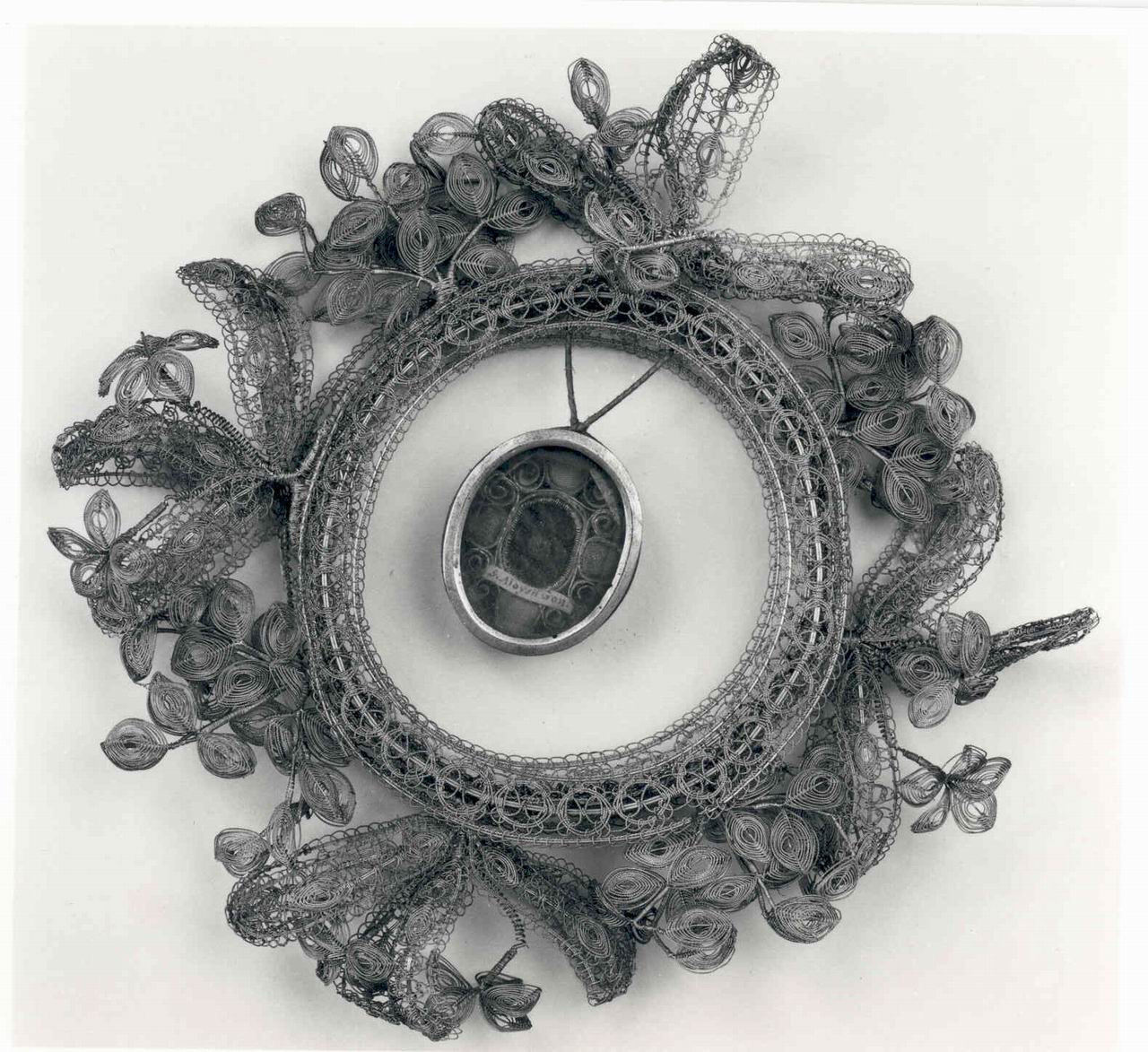 RELIQUIARIO - A MEDAGLIONE, opera isolata - bottega piemontese (prima metà sec. XIX)