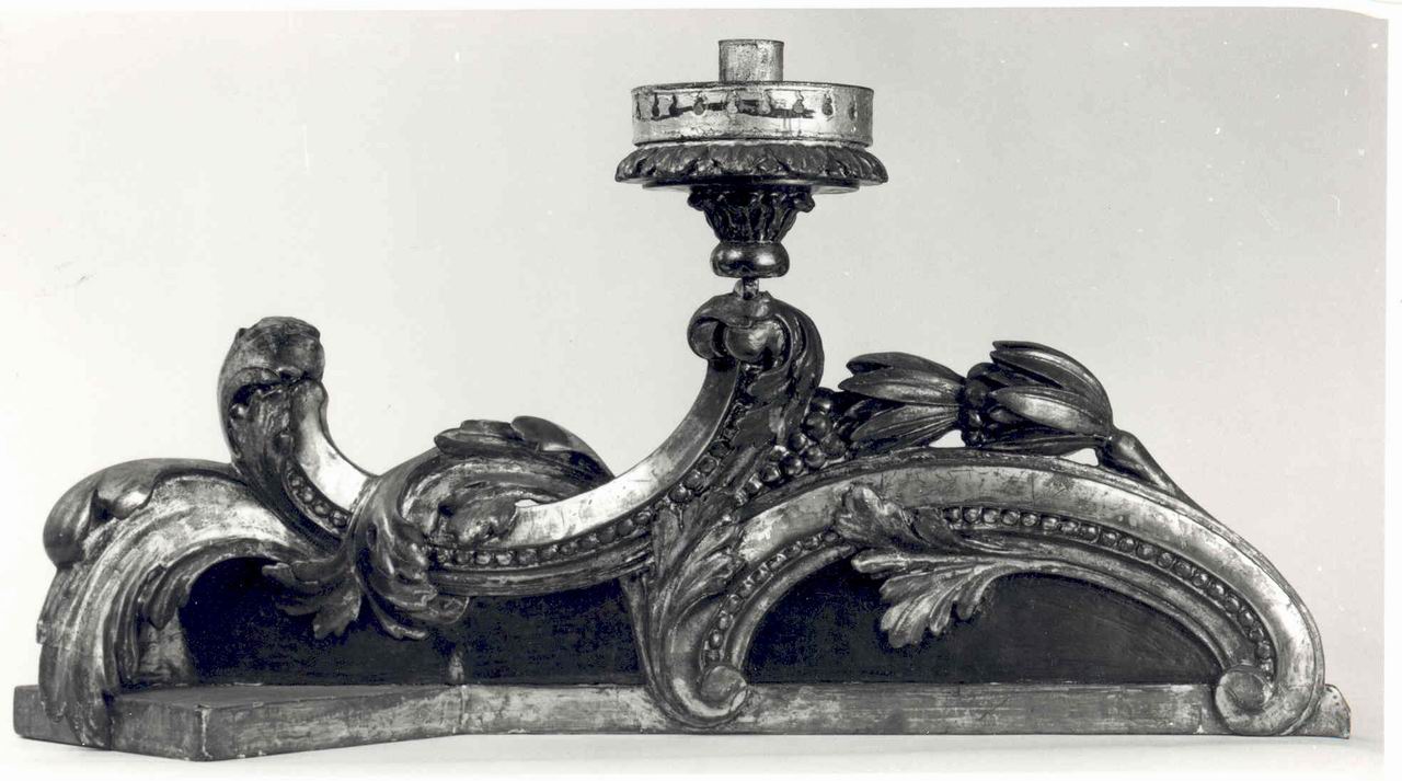 CANDELABRO, elemento d'insieme di Bonzanigo, Giuseppe Maria (bottega) (fine sec. XVIII)
