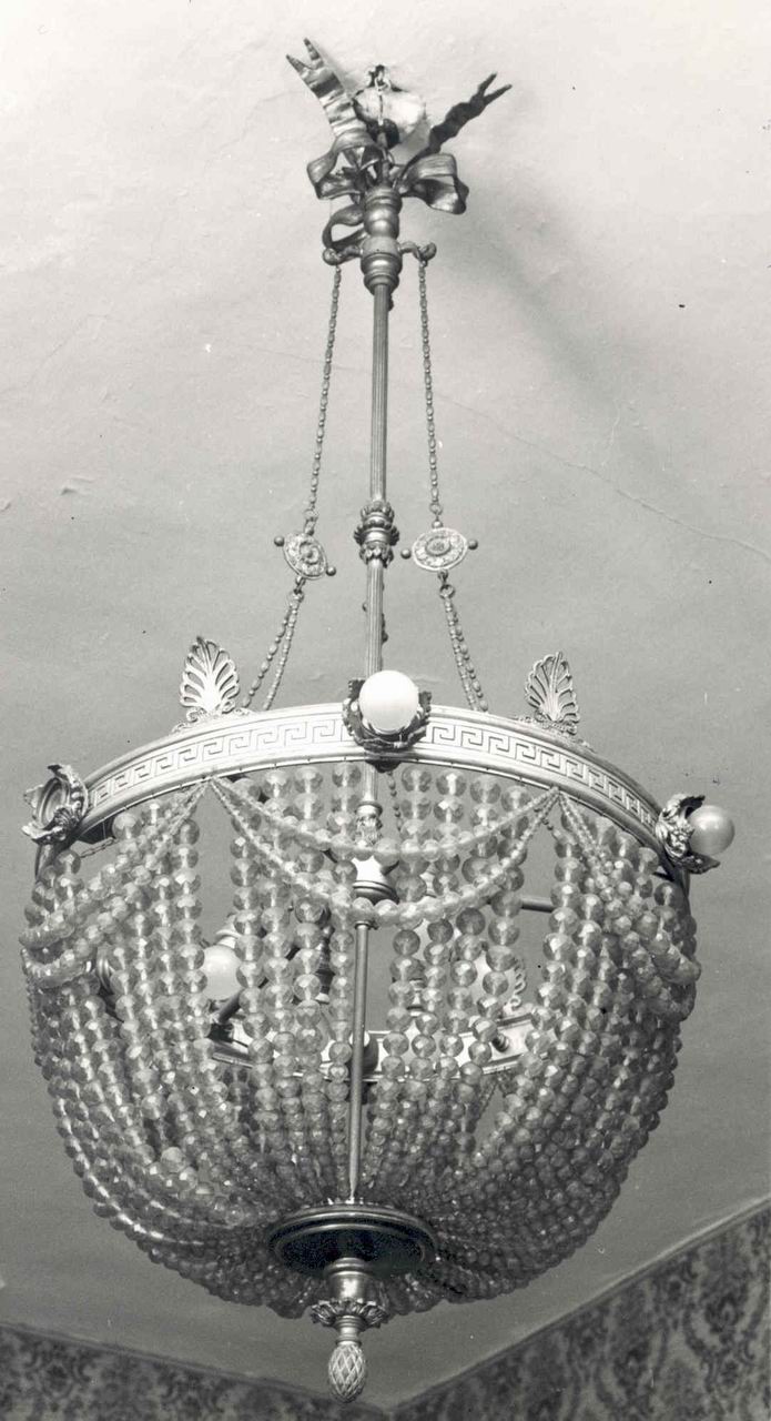 LAMPADARIO, opera isolata - produzione piemontese (primo quarto sec. XX)