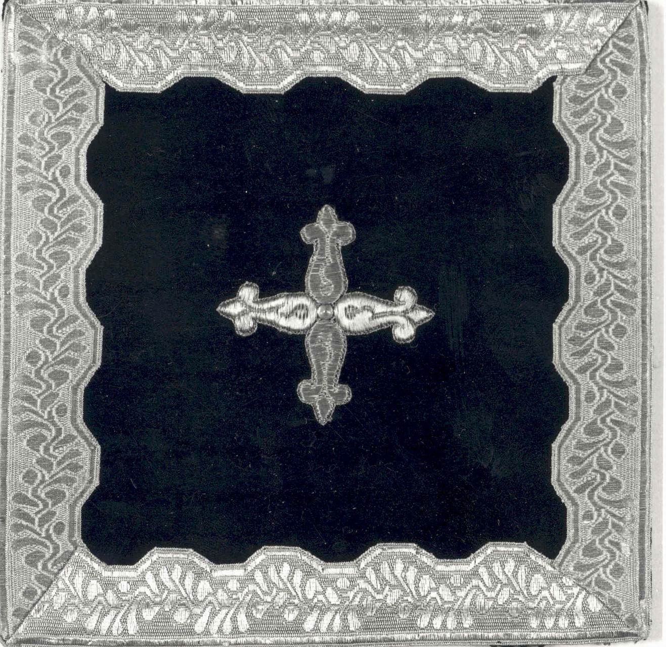 BORSA DI CORPORALE, elemento d'insieme - manifattura torinese (metà sec. XIX)