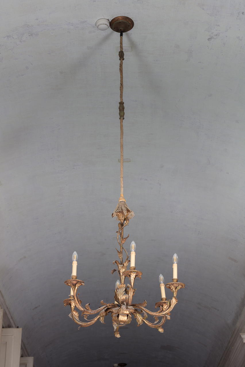 lampadario, serie - ambito piemontese (prima metà sec. XX)