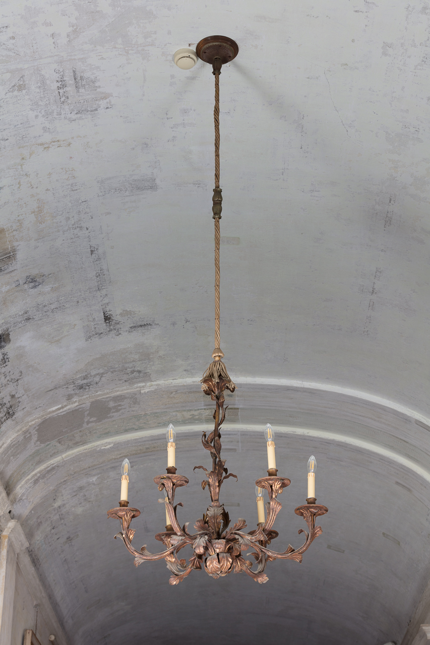 lampadario, serie - ambito piemontese (prima metà sec. XX)