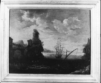 Porto di mare (dipinto) - ambito olandese (sec. XVIII)