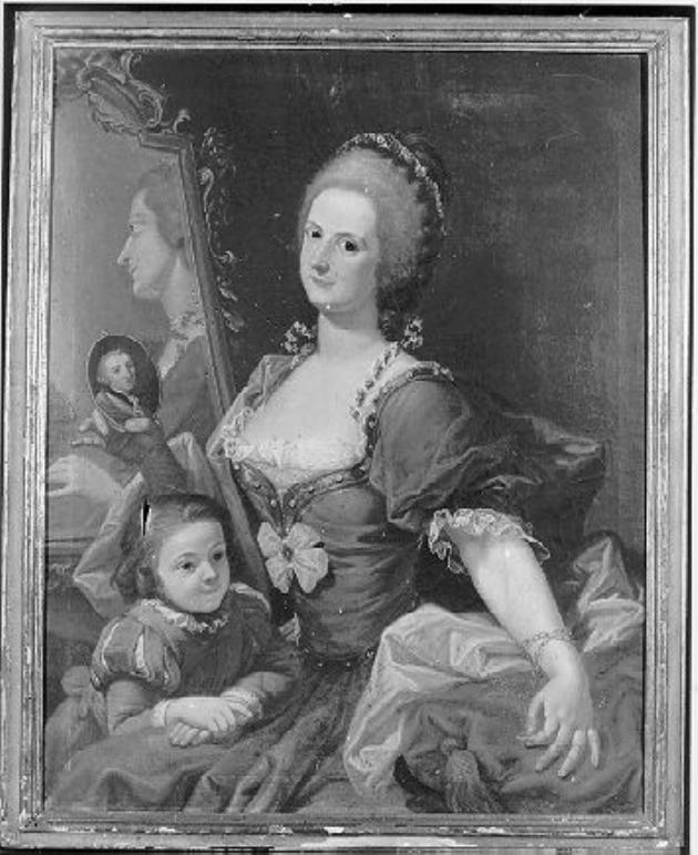 Ritratto di Giovanna Cataldi del Testa e Francesco Del Testa, Ritratto (dipinto) di Tempesti Giovanni Battista (sec. XVIII)