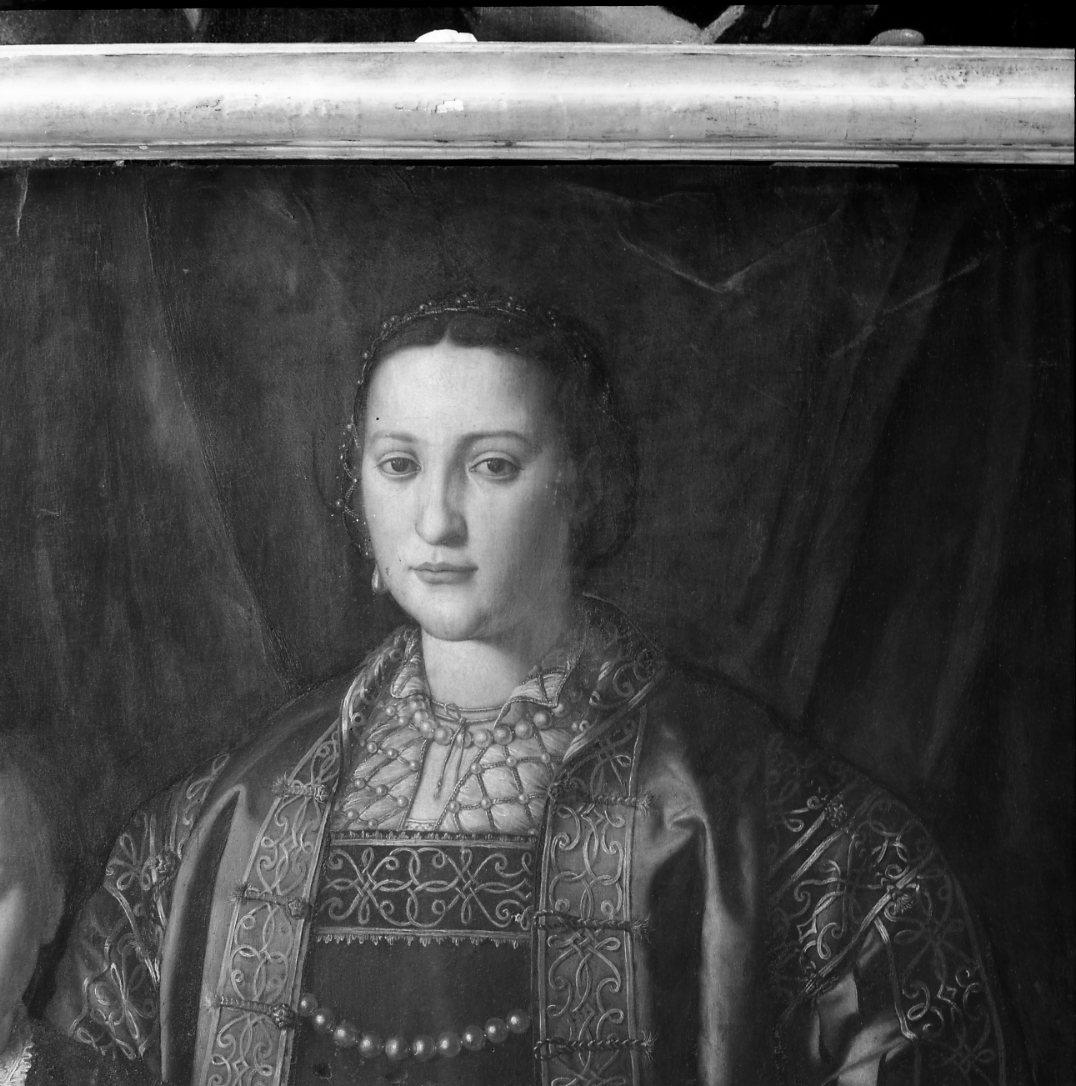 Ritratto di Eleonora da Toledo col figlio Francesco (dipinto) di Agnolo di Cosimo detto Bronzino (sec. XVI)