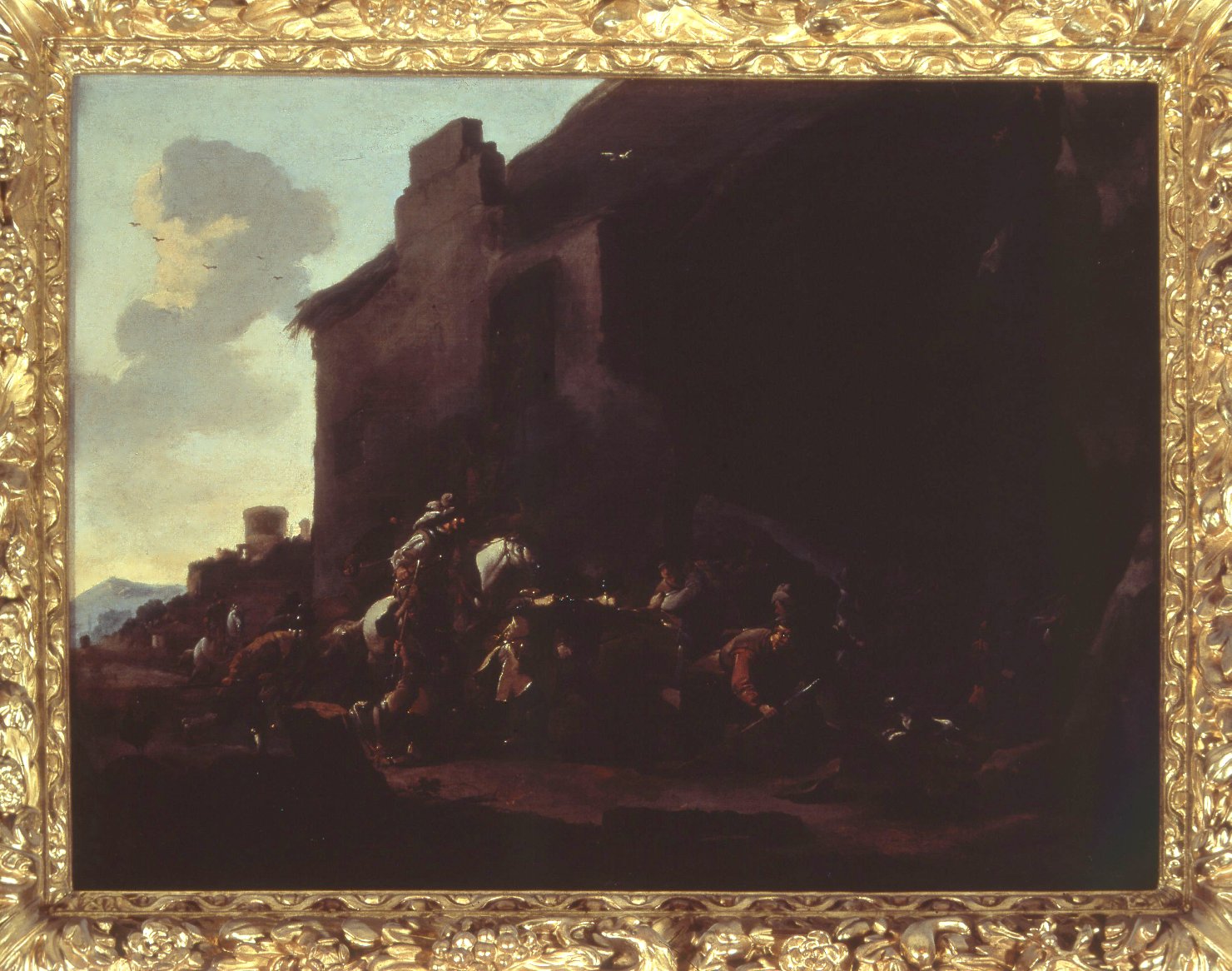Assalto di briganti (dipinto) di Miel Jan (secondo quarto sec. XVII)