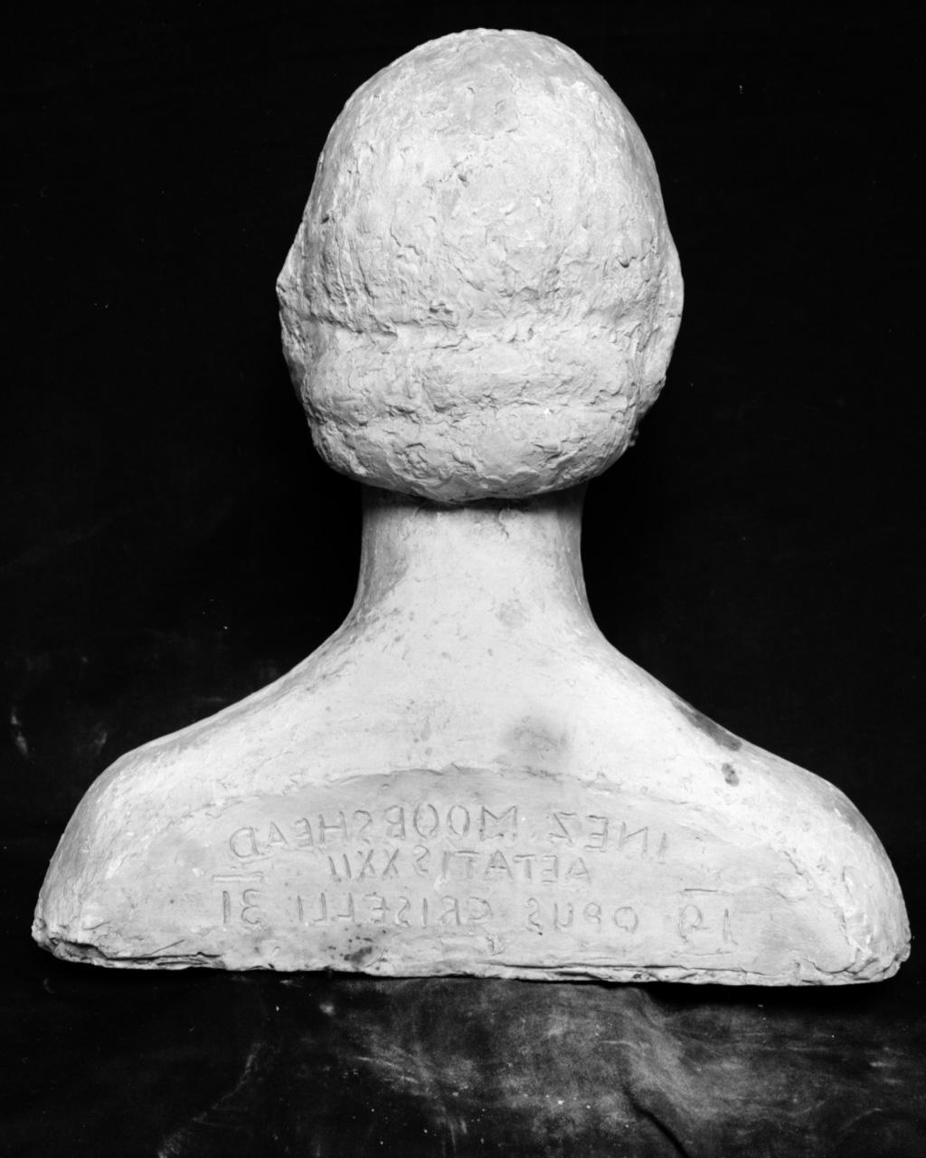 Ritratto di giovane donna scultura, ca 1927 ca 1930