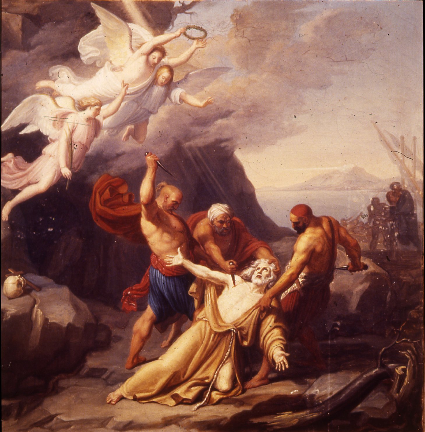 Martirio del Beato Signoretto Alliata (dipinto) di Benvenuti Pietro (sec. XIX)