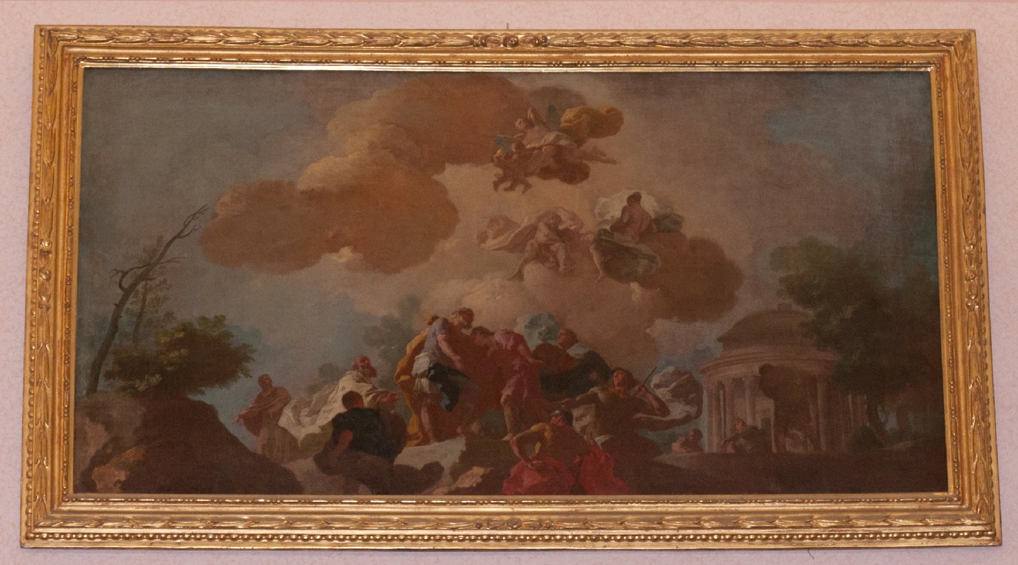 Scena mitologica (dipinto) di De Mura Francesco (sec. XVIII)