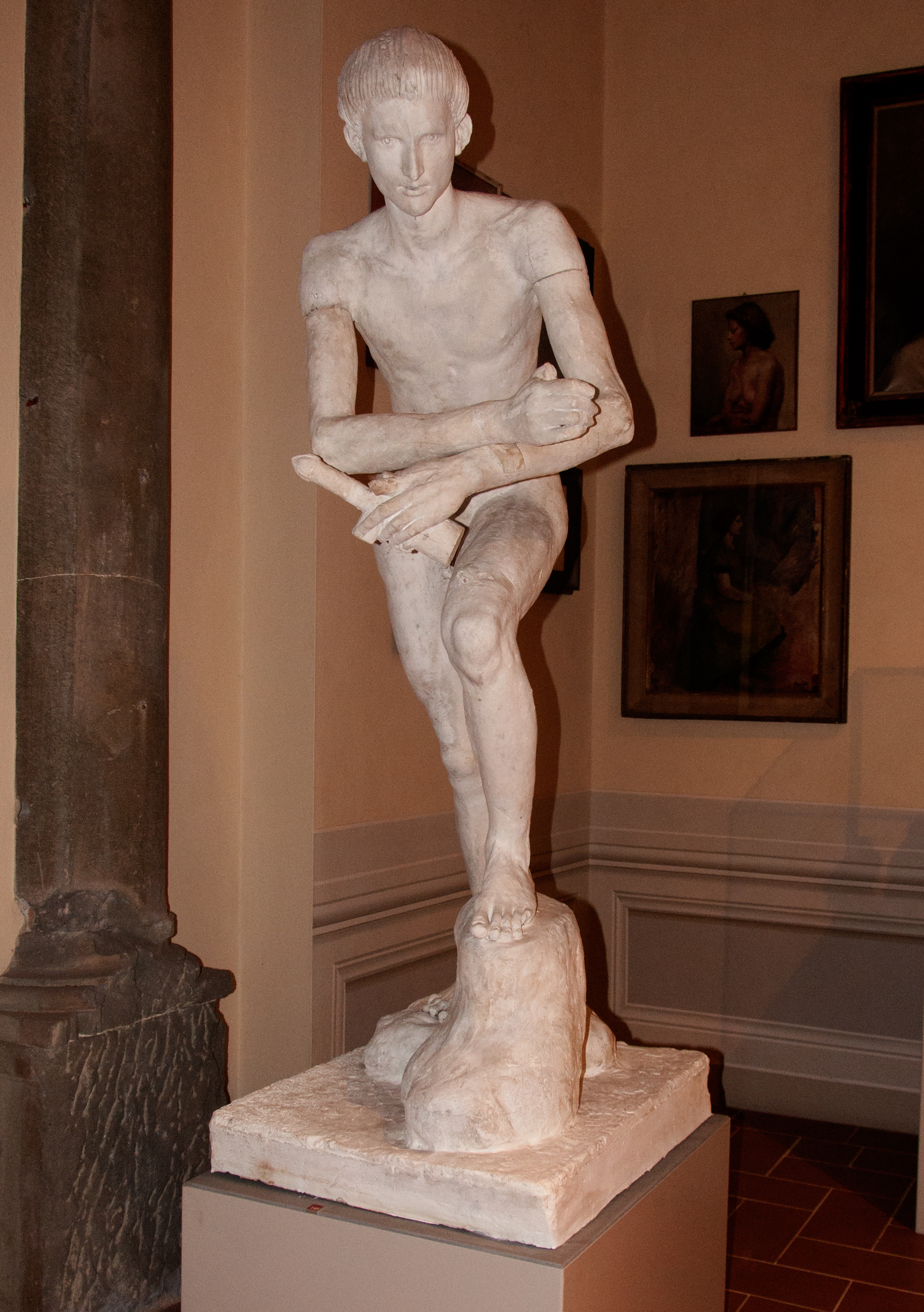 Romolo (scultura, opera isolata) di Griselli Italo Orlando (sec. XX)