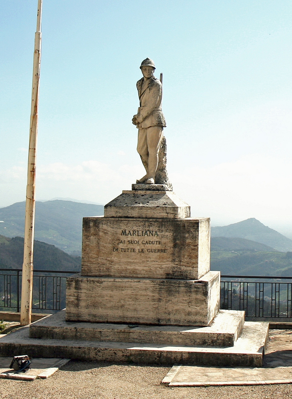 figura di soldato: fante (monumento ai caduti - a cippo) - ambito toscano (sec. XX)