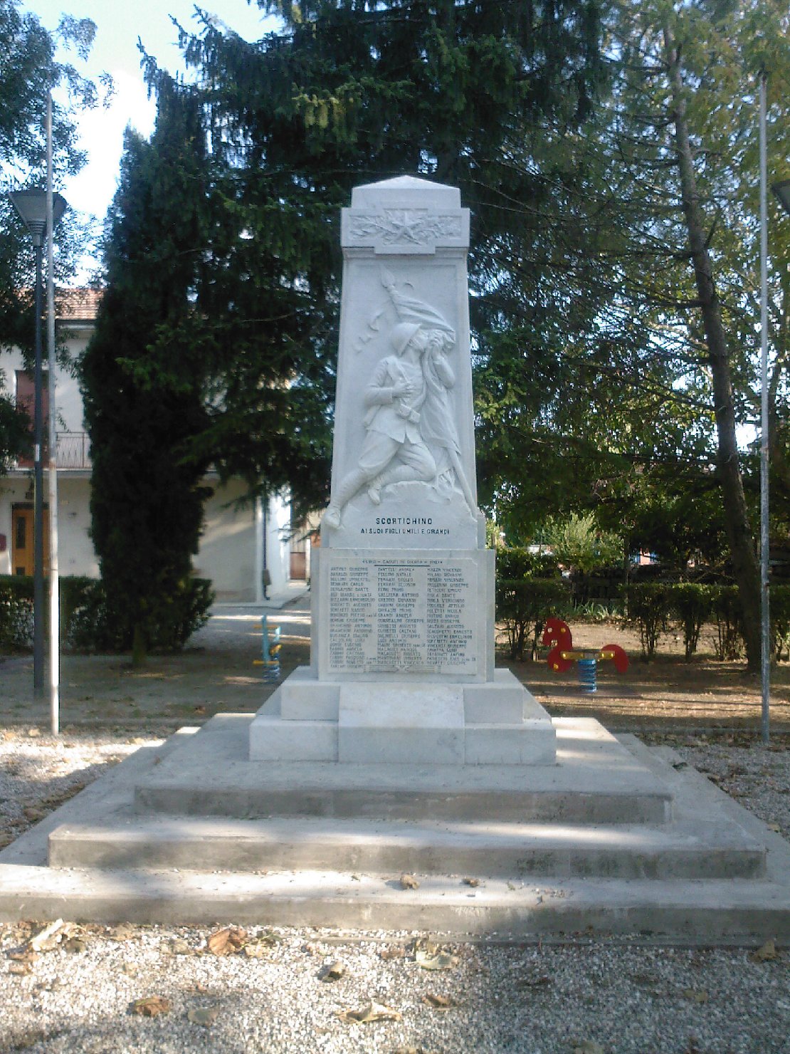 monumento ai caduti - a cippo di Galvani Gaetano (sec. XX)