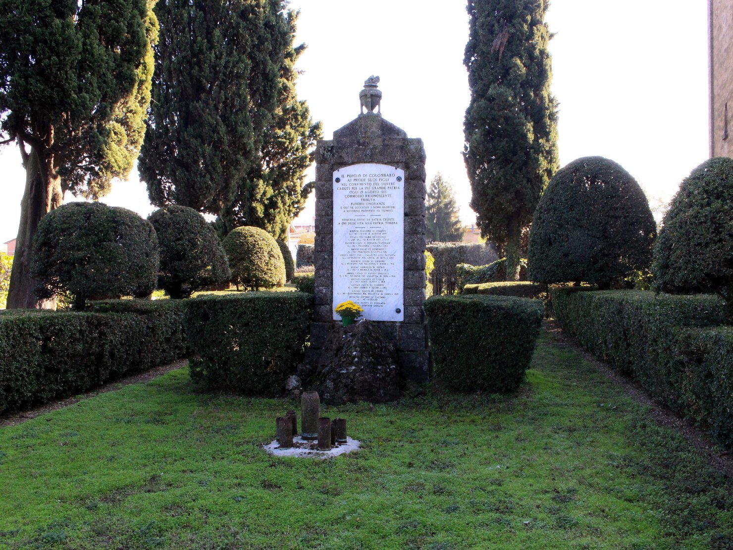 monumento ai caduti - a stele - ambito modenese (sec. XX)