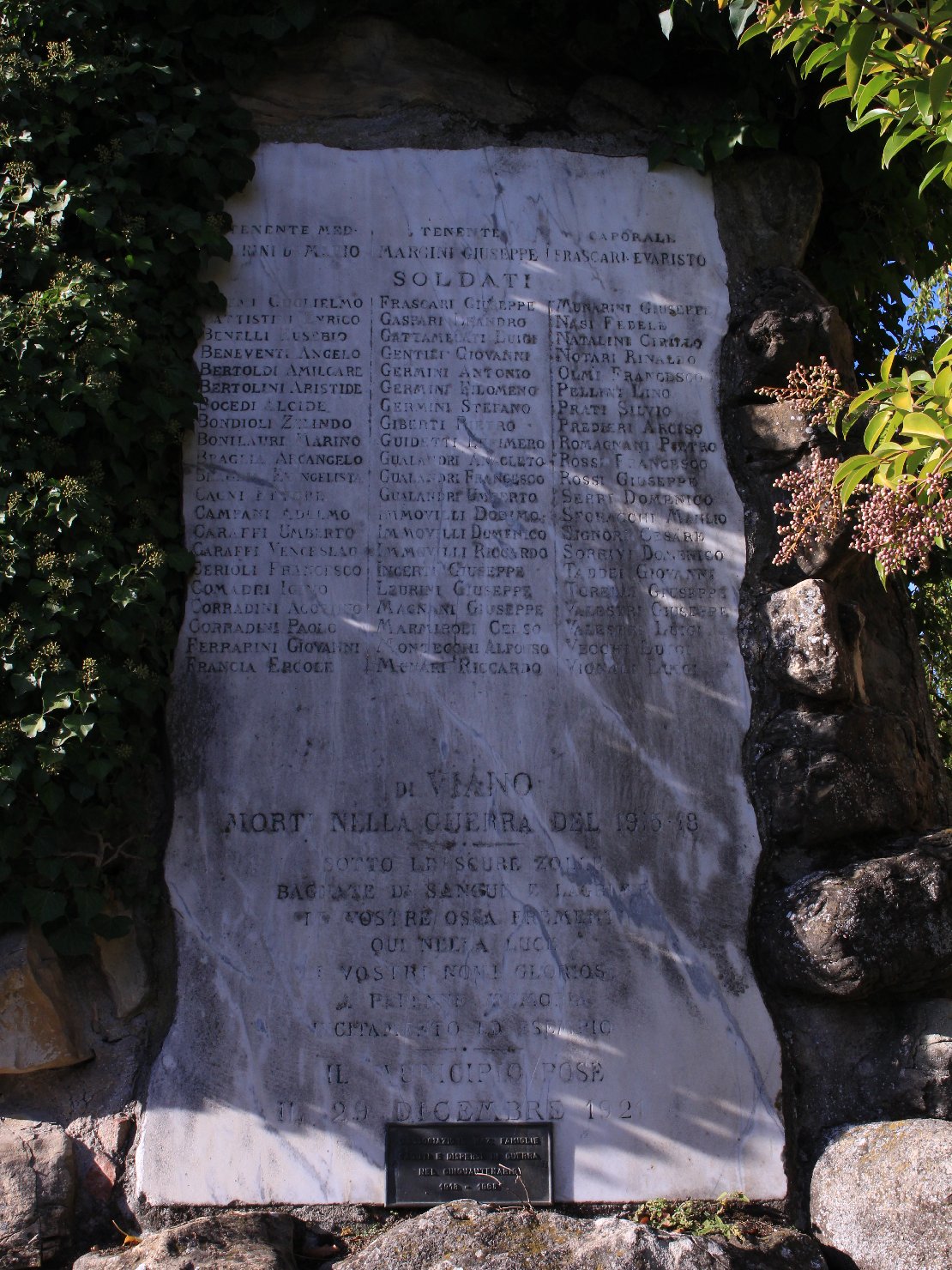 monumento ai caduti - a montagna figurata - ambito reggiano (sec. XX)