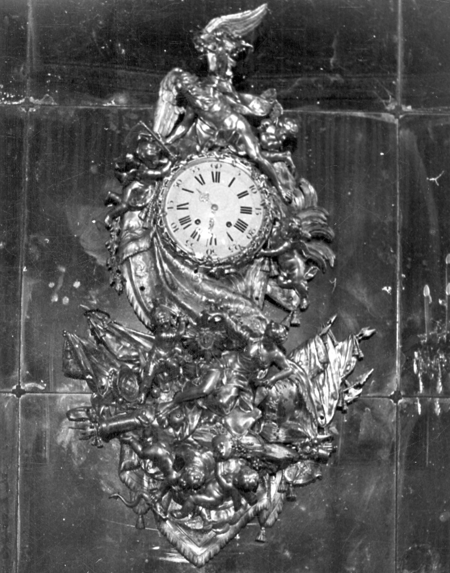 allegoria del Tempo che svela la Verità (orologio - da mensola, opera isolata) di Ladatte Francesco - manifattura francese (ultimo quarto sec. XVIII)