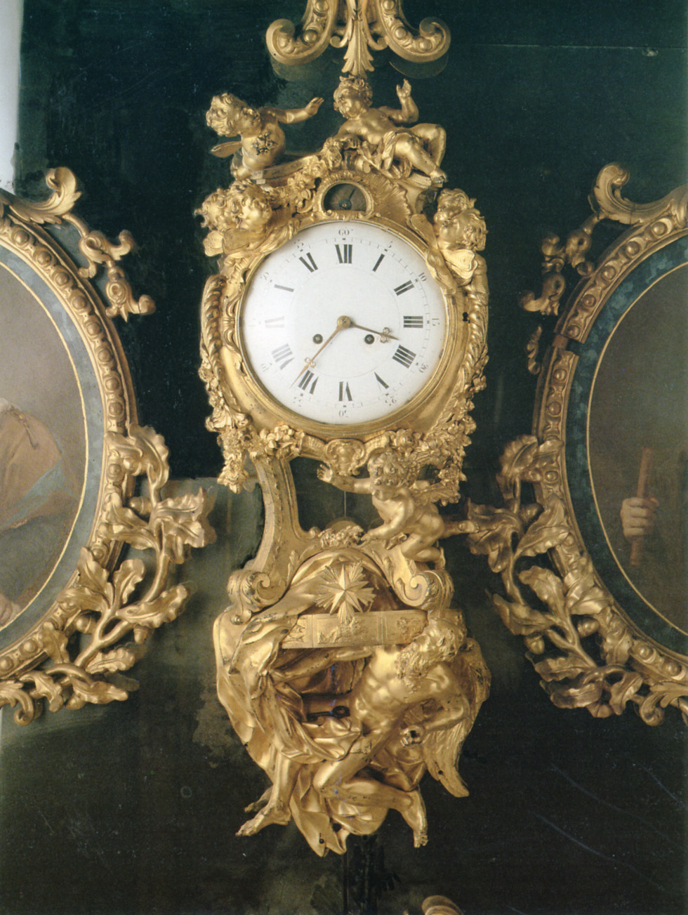 allegoria del Tempo (orologio - da parete, opera isolata) di Ladatte Francesco (attribuito), Pons Honoré - manifattura francese (terzo quarto, terzo quarto, secondo quarto sec. XVIII, sec. XVIII, sec. XIX)