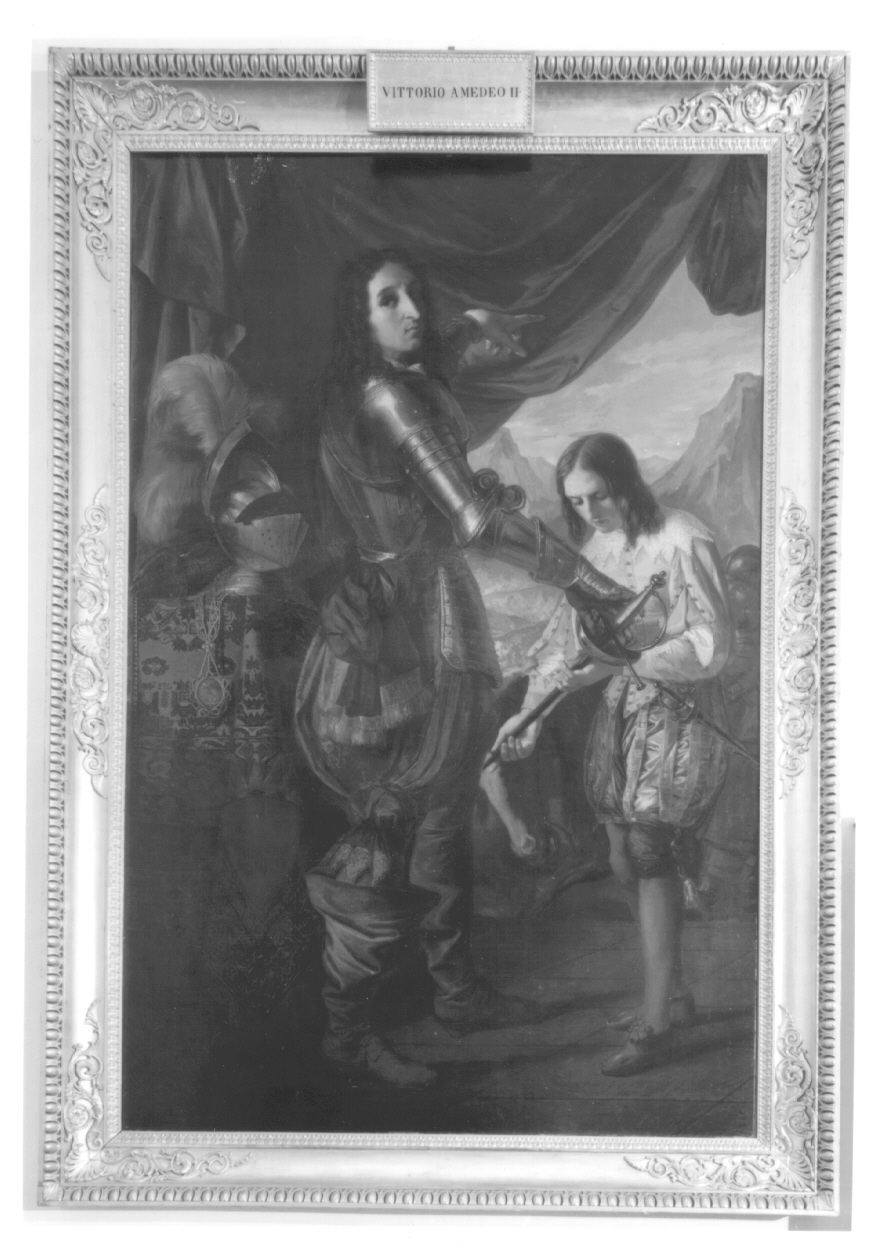 Vittorio Amedeo II, ritratto di Vittorio Amedeo II di Savoia (dipinto, opera isolata) di Bezzuoli Giuseppe (secondo quarto sec. XIX)