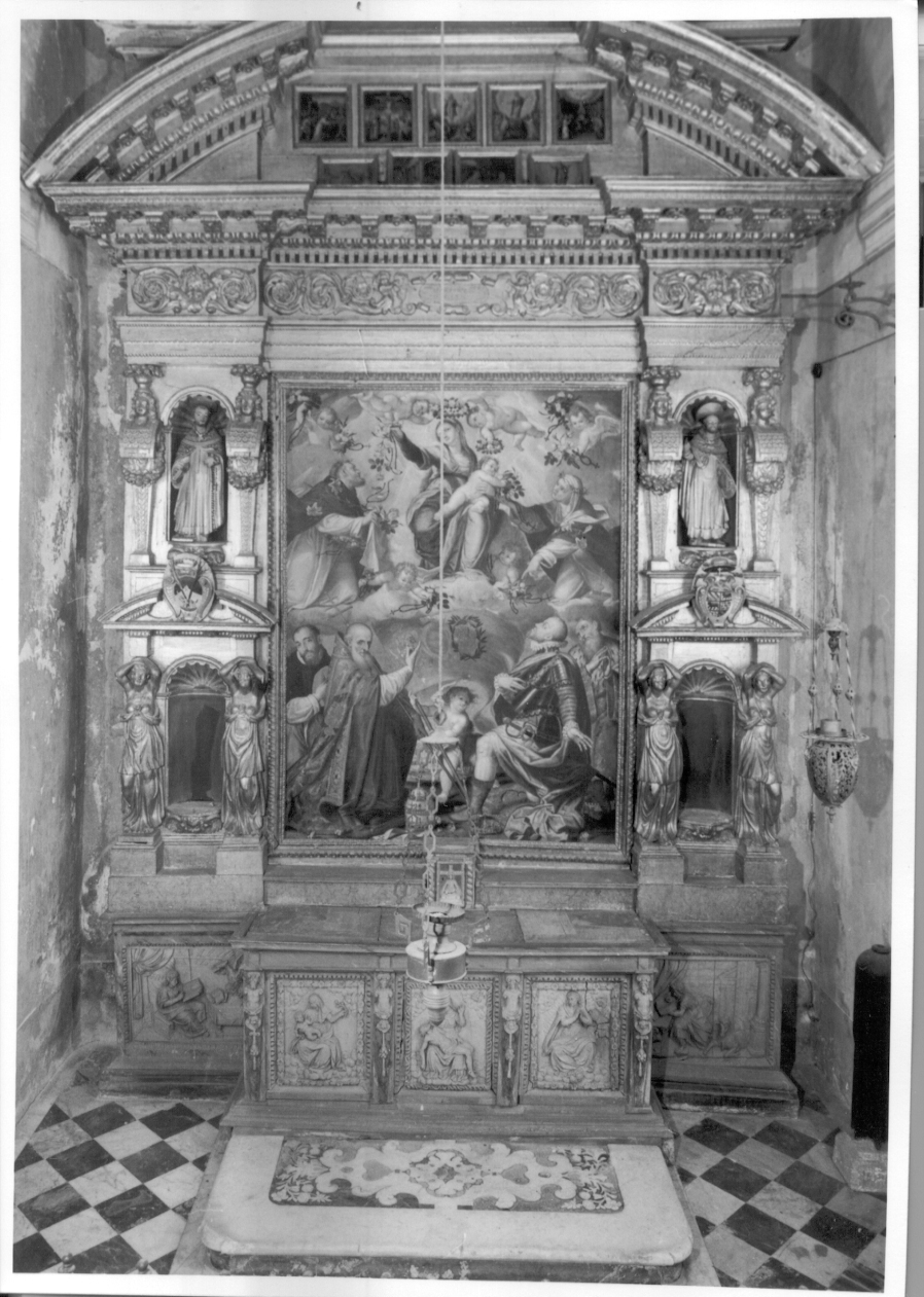 altare, opera isolata di S. Salvatore Francesco (ultimo quarto, primo quarto sec. XVI, sec. XVII)