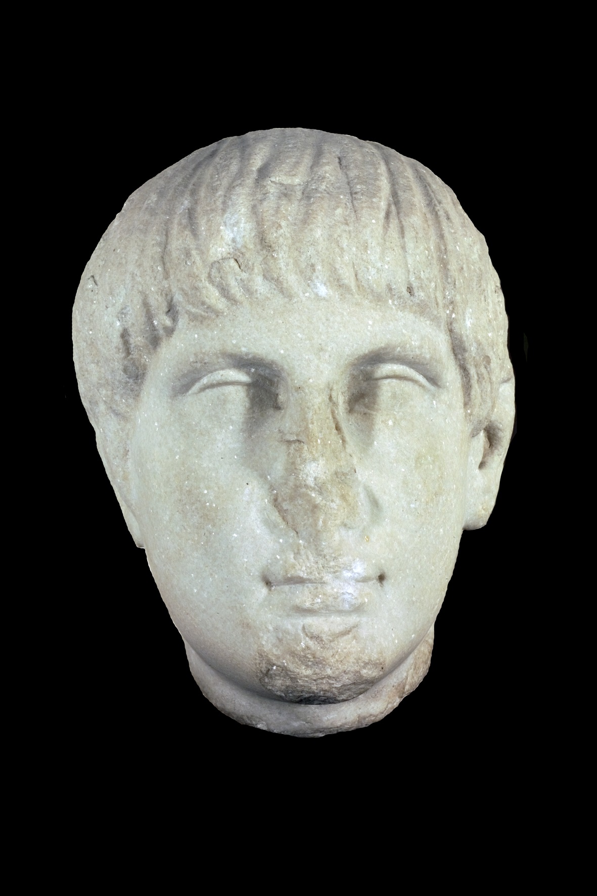 testa, ritratto maschile (Età romana)