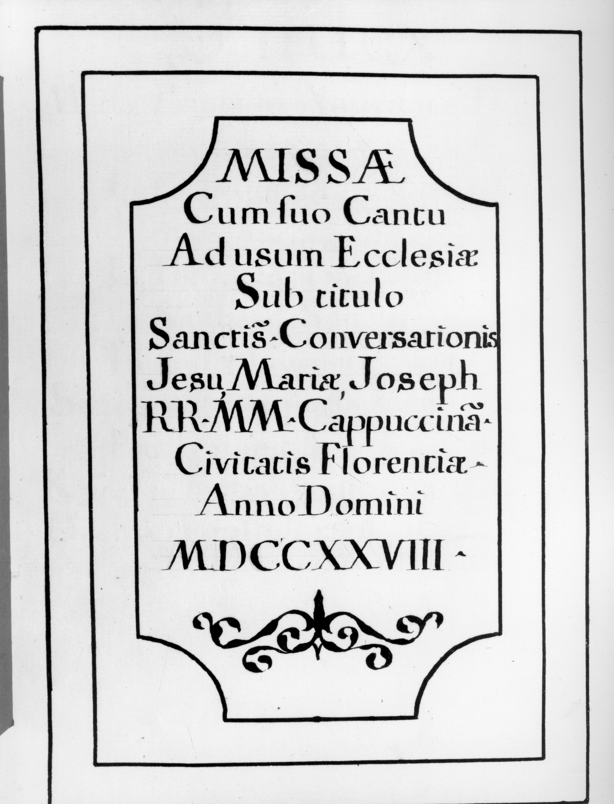 iscrizione (stampa) - ambito fiorentino (secondo quarto sec. XVIII)