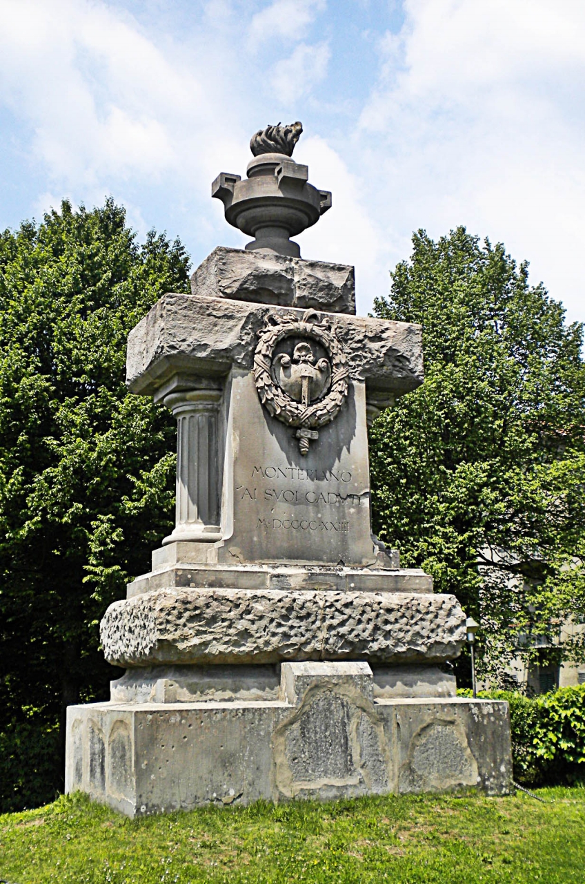 soggetto assente (monumento ai caduti - a cippo) di Renai Ugo (sec. XX, sec. XX)