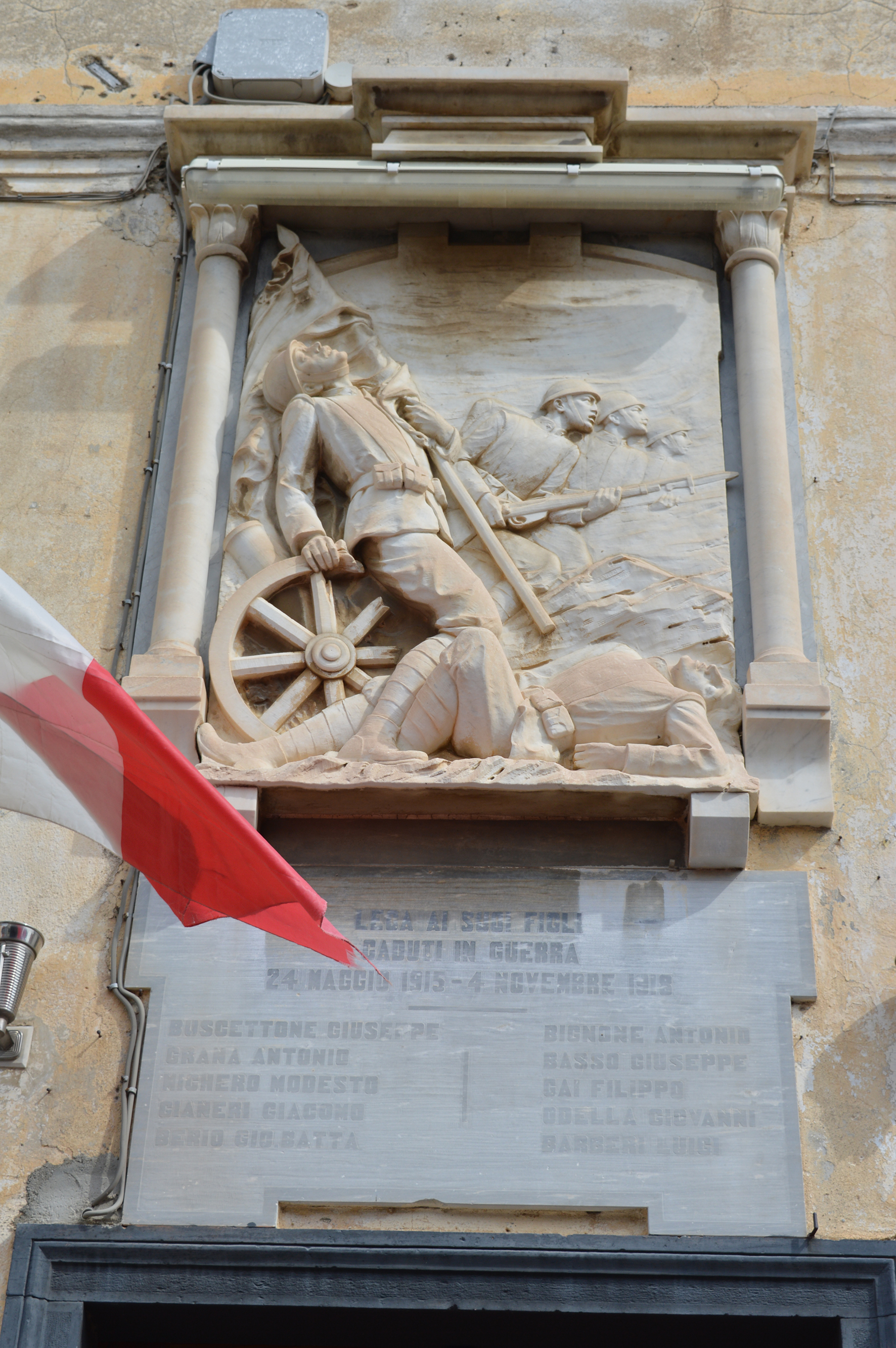 monumento ai caduti - a lapide - ambito ligure (prima metà XX)