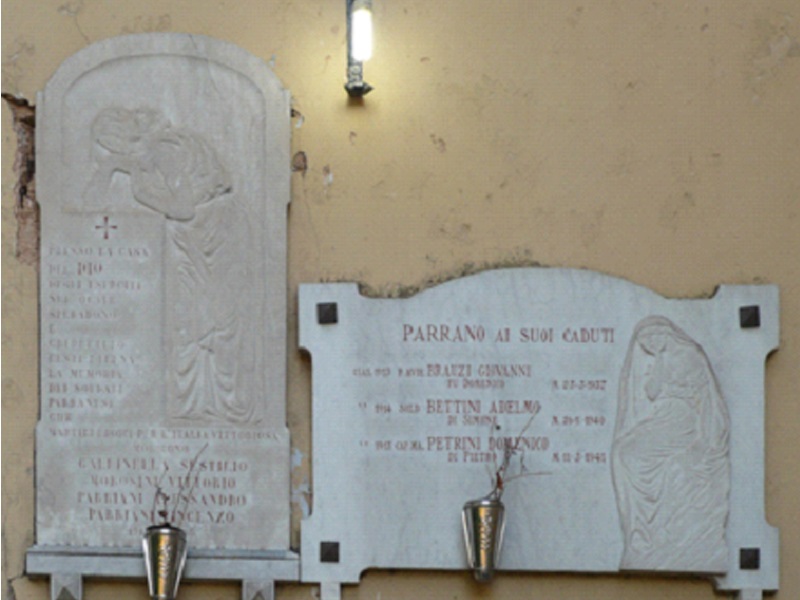 Lapide commemorativa ai caduti - ambito Italia centrale (XX)