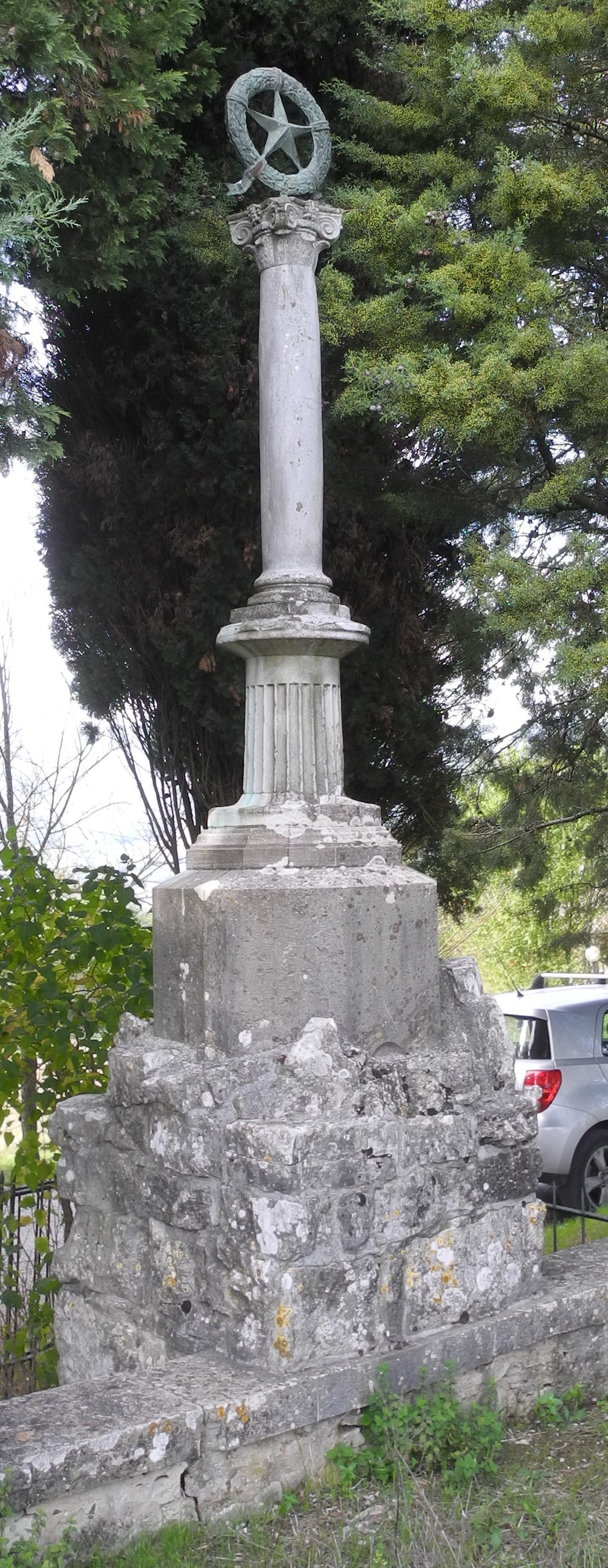 monumento ai caduti - a colonna, opera isolata - ambito Italia centrale (primo quarto sec. XX)