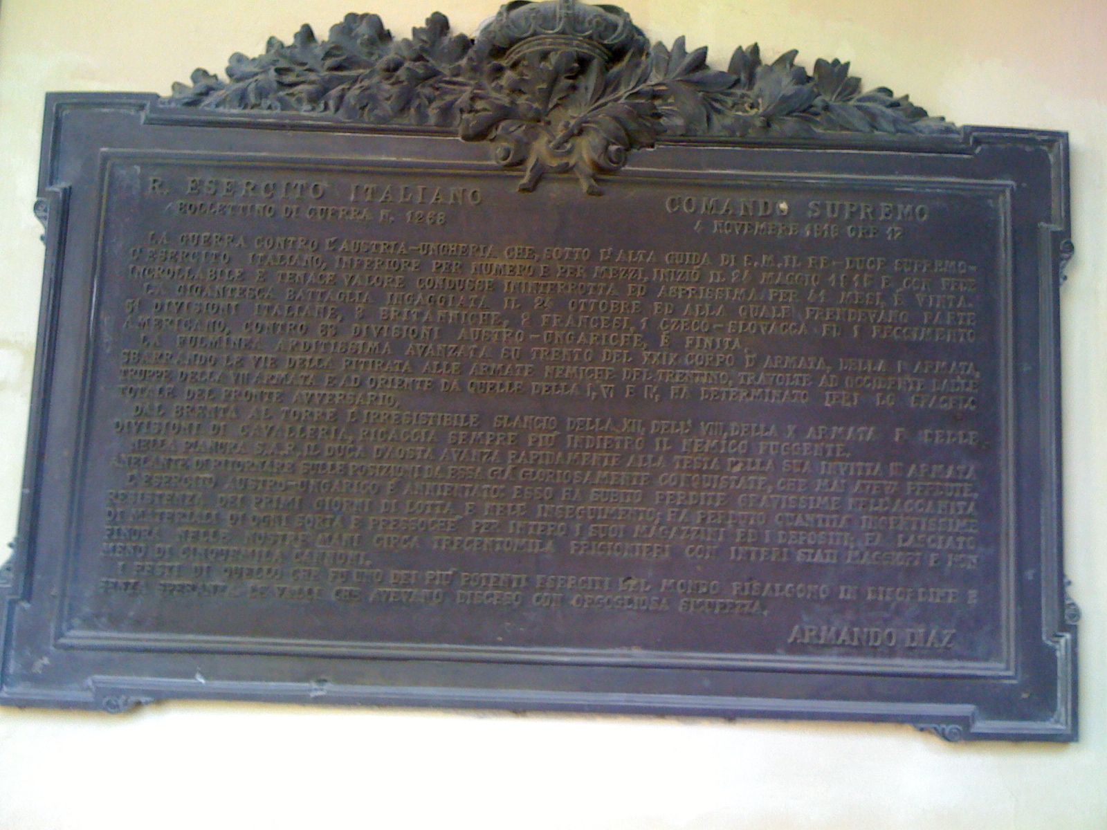 Monumento ai caduti del Palazzo Comunale di Arezzo, soggetto assente (monumento ai caduti - a lapide) di Reale Fabbrica d'Armi - ambito fascista (primo quarto XX)