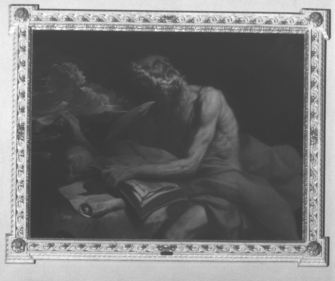 Visione di san Girolamo, San Girolamo (dipinto, opera isolata) di Raggi Pietro Paolo (seconda metà sec. XVII)